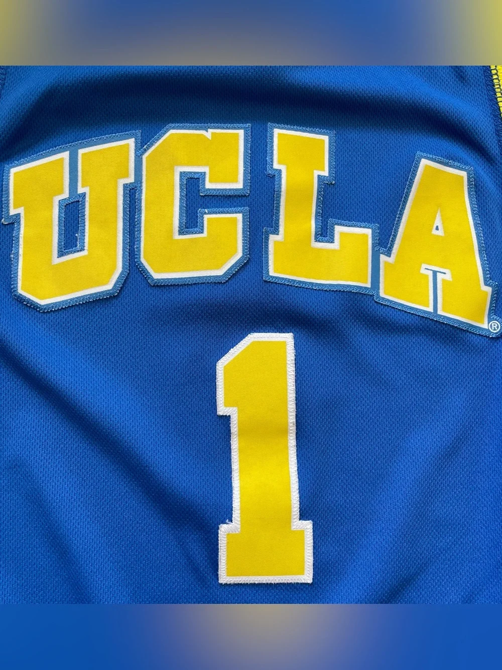Adidas UCLA Bruins #1 Football Jersey Youth Small Blue Gold NCAA Mighty Bruins